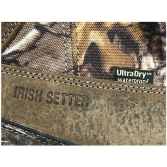 IRISH SETTER x REALTREE XTRA DEER TRACKER WELLINGTON CAMO HUNTING BOOT SIZE 13 - Picture 5 of 16